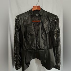 Bebe studded sleeve jacket